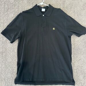 Men’s black Brooks Brothers XL short sleeve collared shirt polo, original fit
